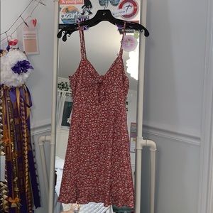 Cotton candy LA floral dress